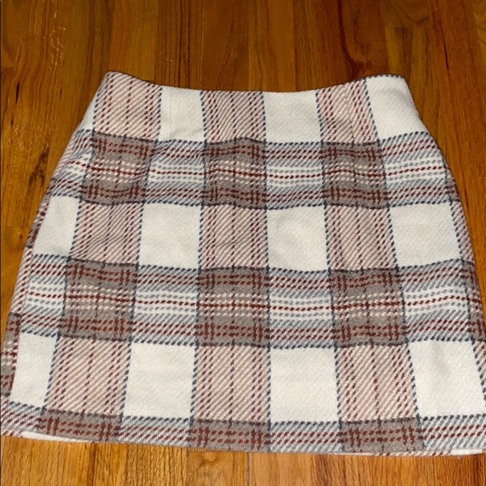 Plaid skirt